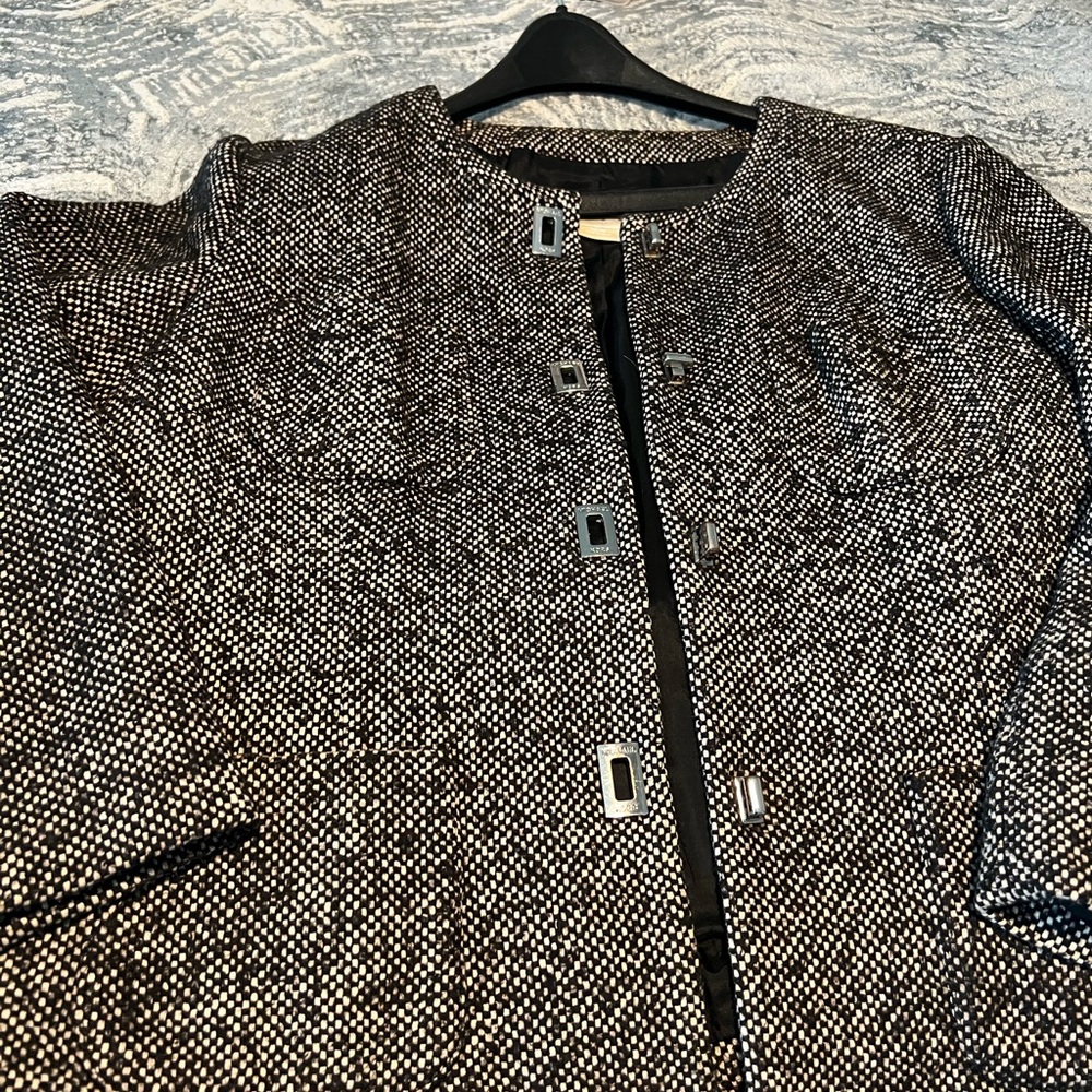 Women's Michael Kors Brown Tweed Jacket